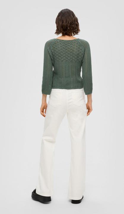 Actual product image s.Oliver Strickpullover Pullover aus Ajourstrick (XL)