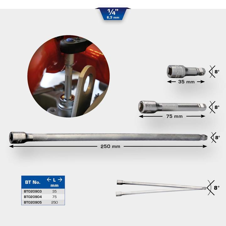 Actual product image Brilliant Tools BT020904 (1/4")