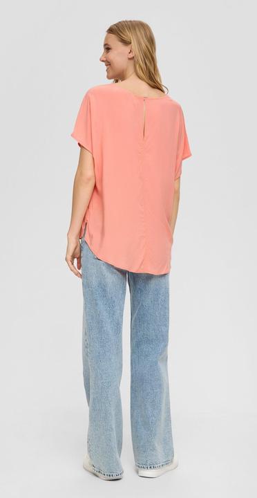 Actual product image S.Oliver Bluse Oversized Viskose-Bluse mit verlängertem Rückenteil (38)