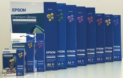 Actual product image Epson double-sided mat (178 g/m², A4, 50 x)