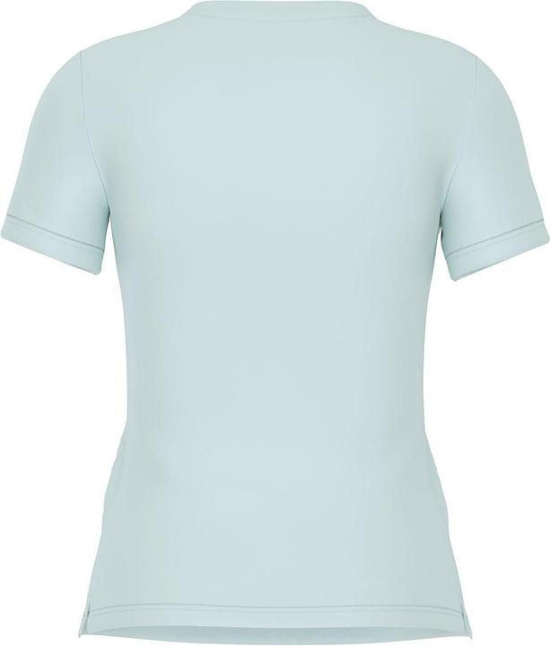 Actual product image Guess Women's round neck T-shirt with gradient glitter logo (XL)