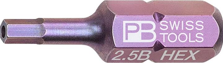Actual product image PB Swiss Tools Hexagon blade with borehole (Allen screw)