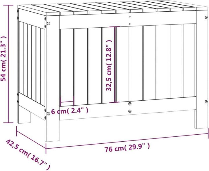 Produktbild vidaXL Gartentruhe
