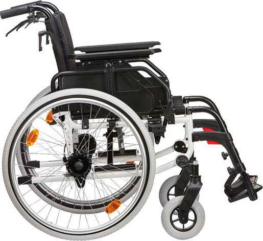 Actual product image Dietz Lightweight folding wheelchair Caneo S with attendant brake 51 cm