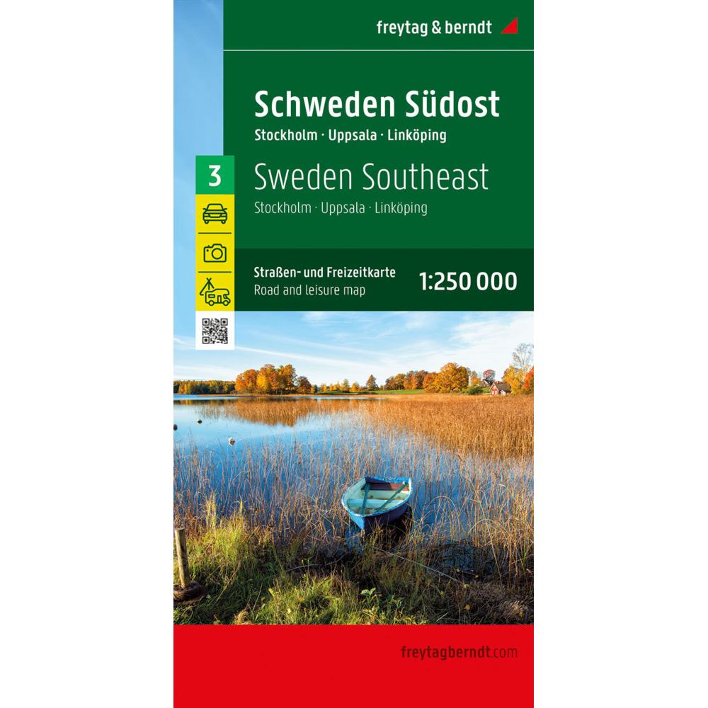 Schweden Südost, Strassen- und Freizeitk, Landkarte