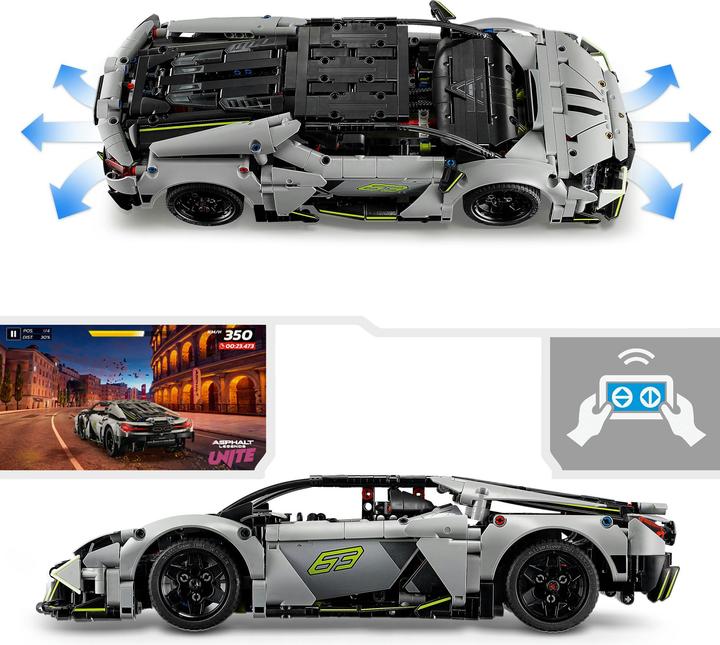 Produktbild LEGO Lamborghini Revuelto Supersportwagen (42214, LEGO Technic)