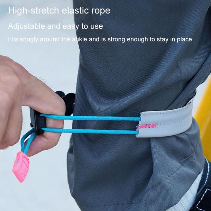 Produktbild König Design Hosen Reflektorbänder Arm Bein Schulweg Binde Fahrrad Kettenschutz Sicher