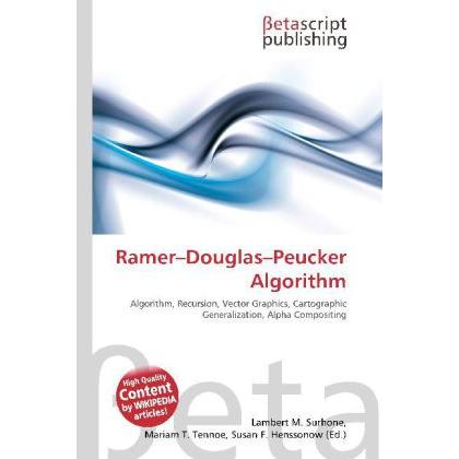Ramer Douglas Peucker Algorithm, Fachbücher