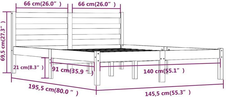 Produktbild vidaXL Kordula (140 x 190 cm)