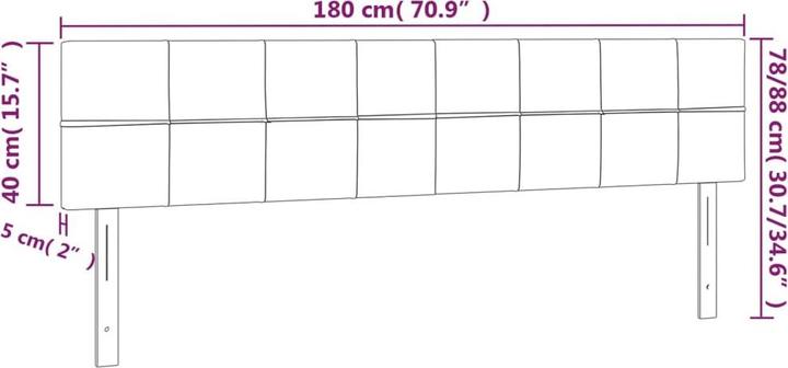 Actual product image VidaXL Ryanne (80 x 5 x 78/88 cm)