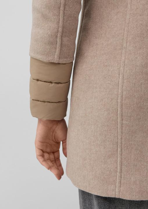 Image du produit S.Oliver Outdoor-Mantel Slim-Fit-Mantel aus Webware mit herausnehmbarem Steppeinsatz