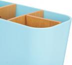 Actual product image Berilo Ovaler Organizer mit 5 Löchern Bambus blau