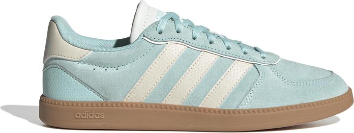 Actual product image adidas BREAKNET SLEEK SUEDE trainers,SEFLAQ/WONWHI/CWHIT (38)