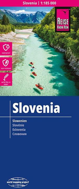Produktbild Landkarte Slowenien / Slovenia (1:185.000)