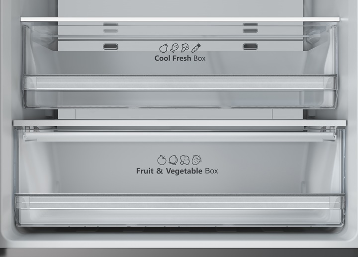 Actual product image Hisense RF632N4BCE Side-by-side Refrigerator Free Installation 485 L E Stainless Steel (485 l)