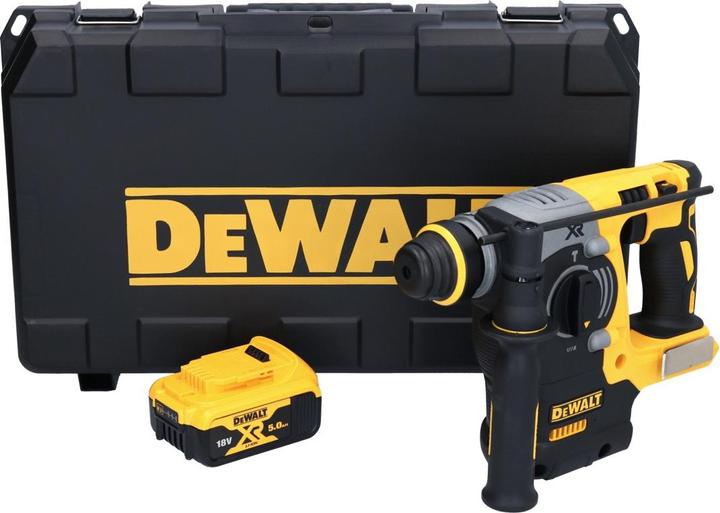 Actual product image DeWalt DCH 273 NT Battery combi hammer 18 V 2.1 J SDS Plus Brushless + 1x battery 5.0 Ah + case - without L