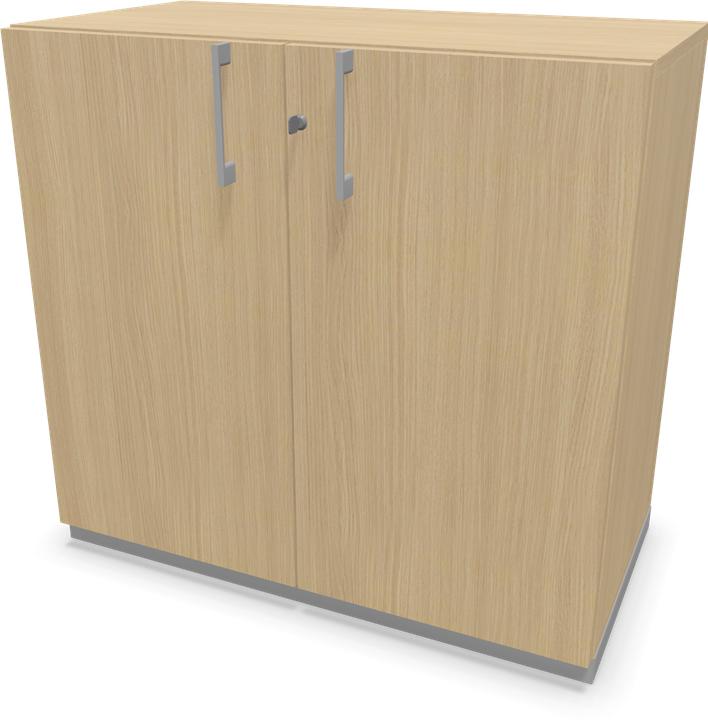 Oak decor bleached, Silver grey