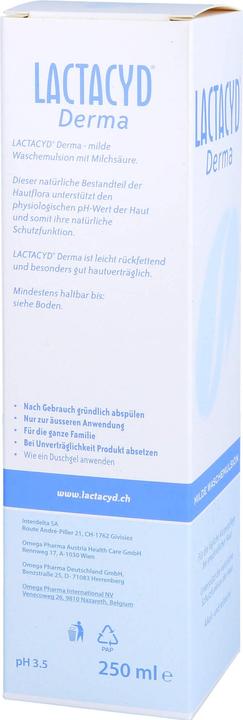 Image du produit Lactacyd émulsion dermique (250 ml)