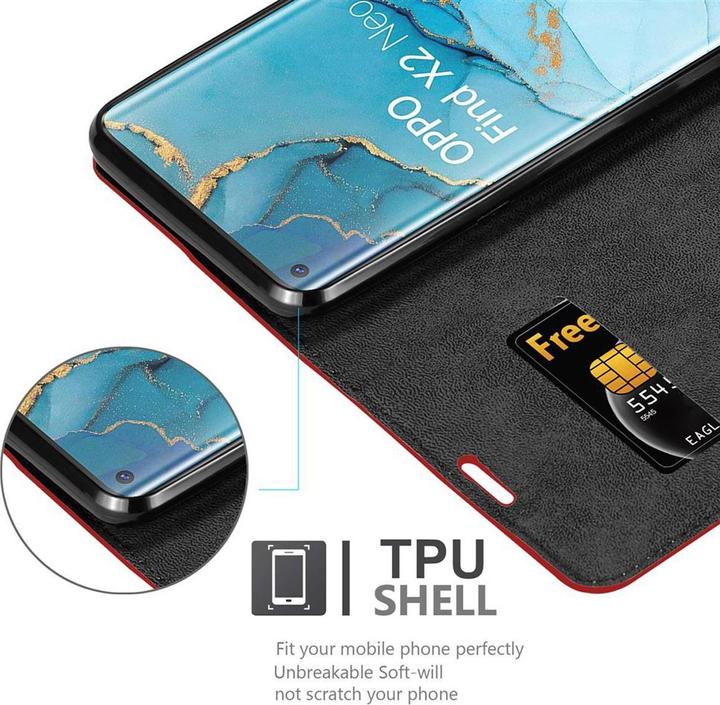 Immagine prodotto Cadorabo Copertina magnetica invisibile del libro (Oppo Find X2 Pro)