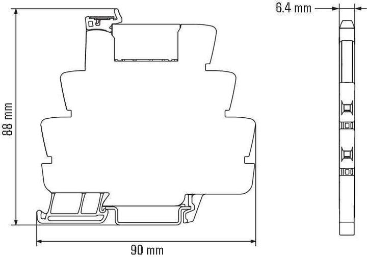 Produktbild Weidmüller Optokoppler 230V 1A 24-240V Transistor 1127470000