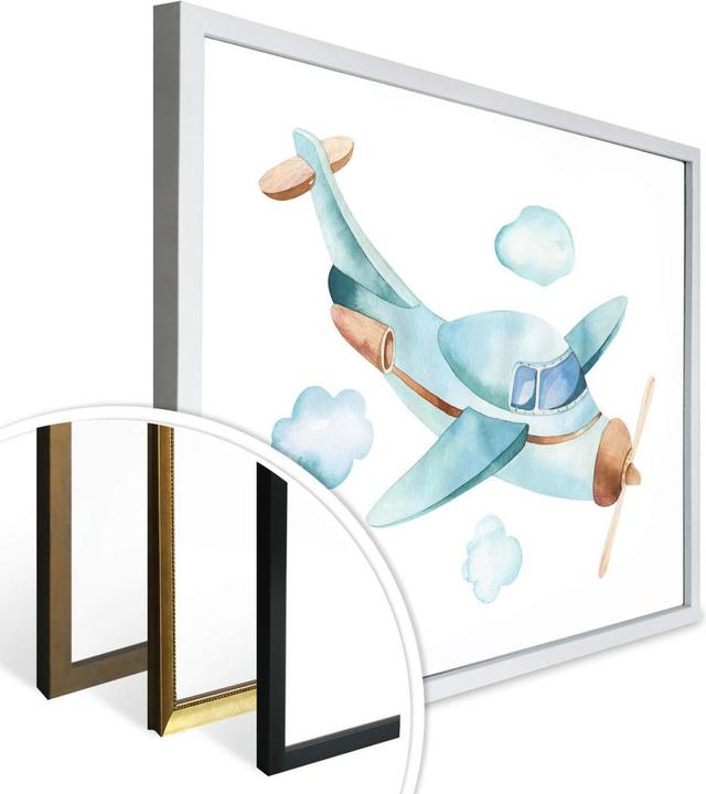 Produktbild Trenddeko Kvilis - Das Flugzeug (30 x 24 cm)