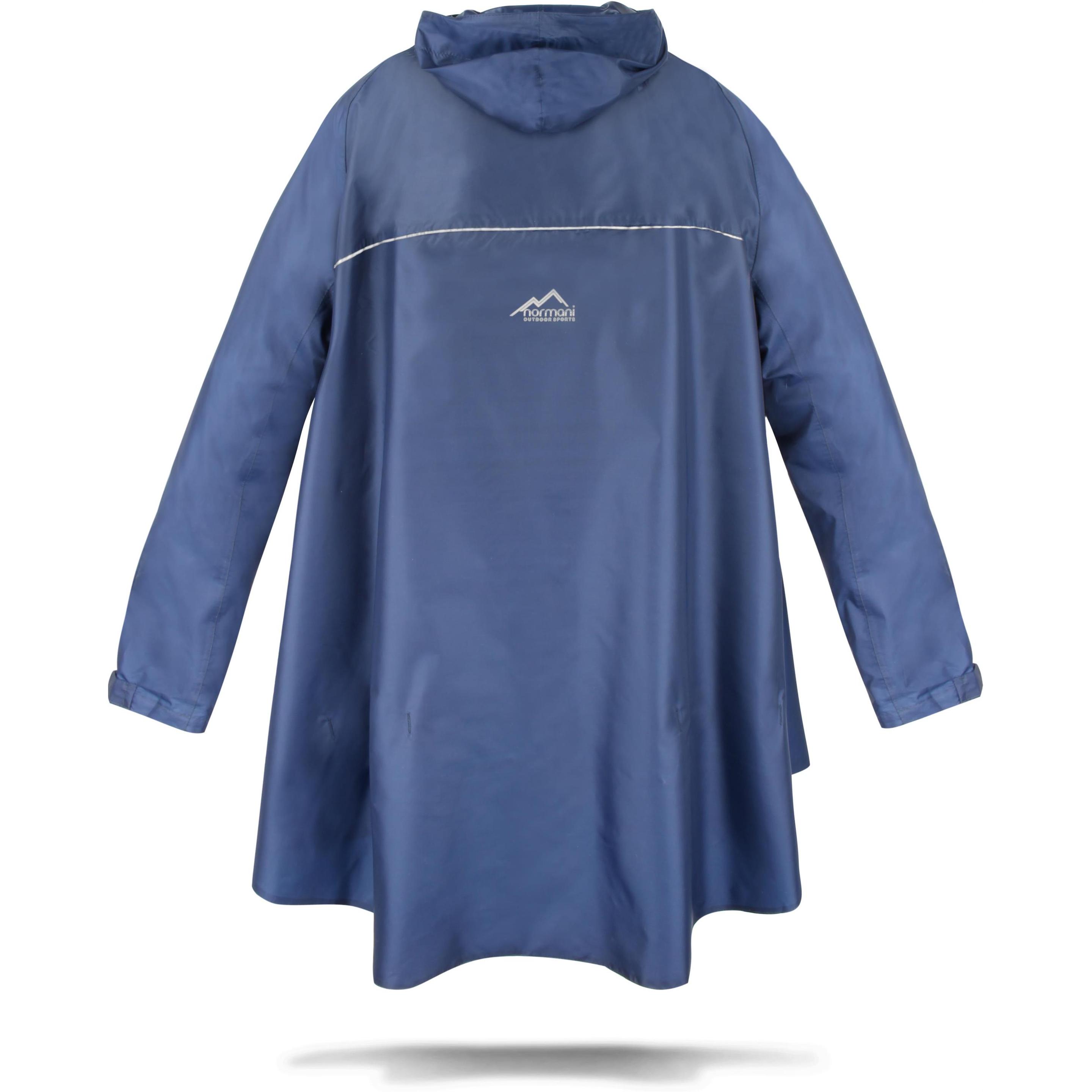 Thumbnail - Normani, Herren, Jacke, Regenponcho Kauai (L), Blau, L