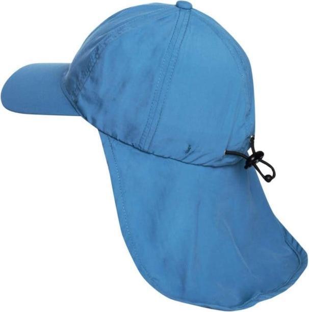 Produktbild IQ-UV UV Schutz Cap Bites mit Nackenschutz Kinder recycelt, blau (1 Stk) (50, 51, 52, 53, 54, 55)