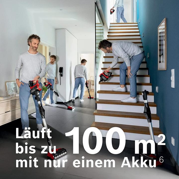 Actual product image Bosch Hausgeräte Unlimited 7 ProAnimal BKS711PET with bend tube, Tornado Red