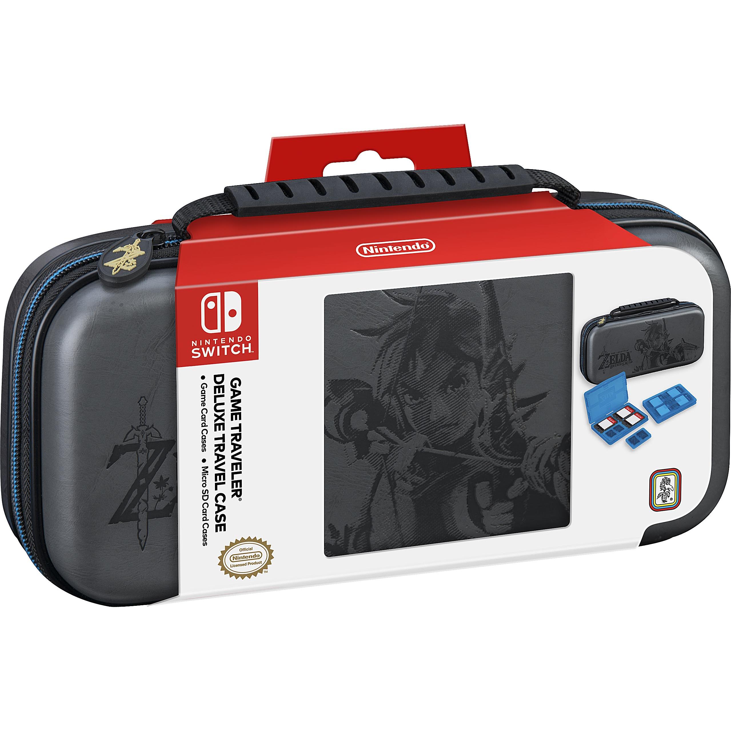 Bigben Nintendo Switch Tasche Zelda Schwarz (Switch), Weiteres Gaming Zubehör, Schwarz