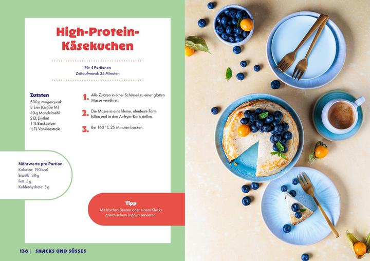 Actual product image High-Protein-Power aus dem Airfryer (German, Peter Kowalski, 2025)