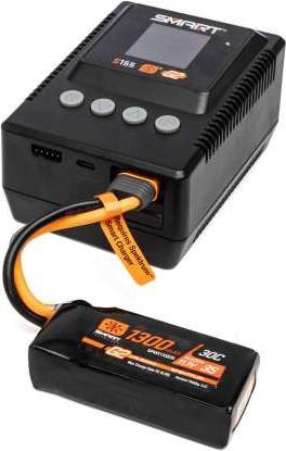 Produktbild Spektrum Ladegerät S155 G2 1x55W AC Smart Charger International IC3 und IC5 Anschluss