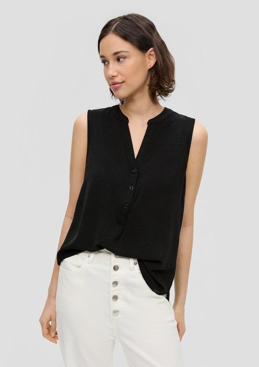 Produktbild s.Oliver Bluse Ärmellose Bluse aus Crêpe (36)