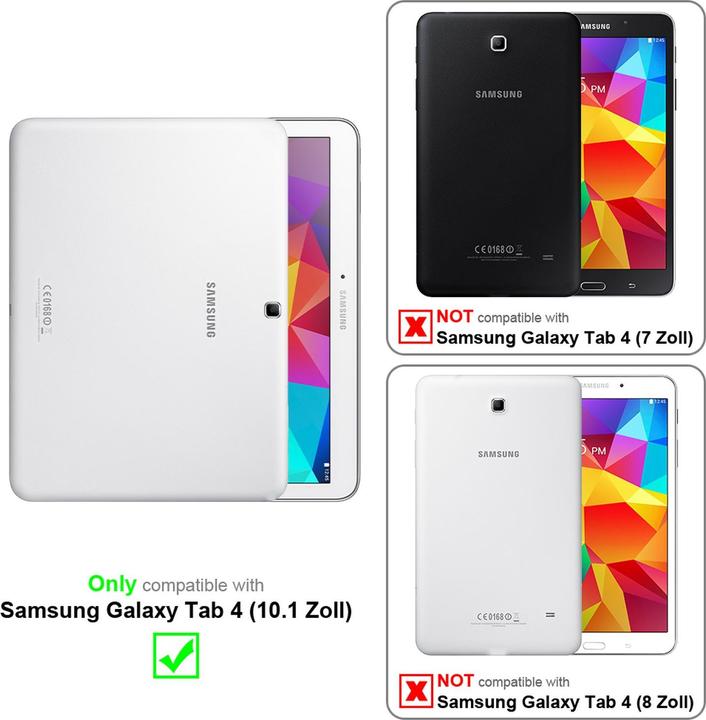 Immagine prodotto Cadorabo Copertina del libro per tablet (Galaxy Tab 4)