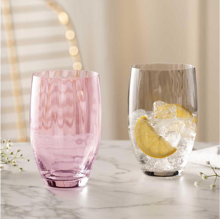 Produktbild Leonardo Longdrinkglas Poesia 460 ml, 6 Stück, Rosa (4.60 dl, 6 x, Longdrinkgläser)
