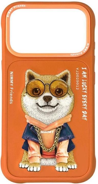 Etuui Case Nimmy Glasses Cool Dog for iPhone 17 Pro Max orange (Apple iPhone 17 Pro Max)