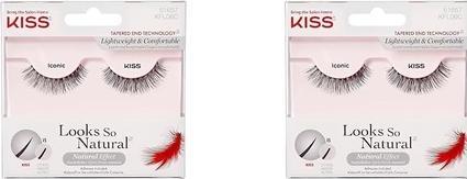 Actual product image KISS Lashes - Looks So Natural Iconic (Artificial eyelashes)