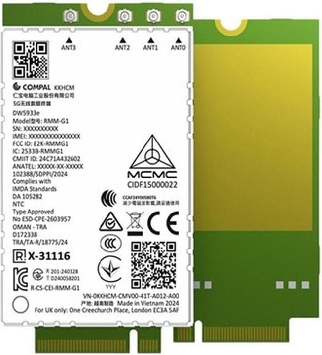 Produktbild Dell Wireless Mobile Modem DW5933E (Mini PCI Express)