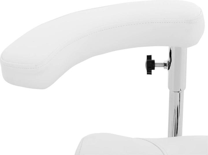 Actual product image Physa Saddle Chair with armrest - height-adjustable backrest and seat height - 51 - 61 cm - 150 kg - White