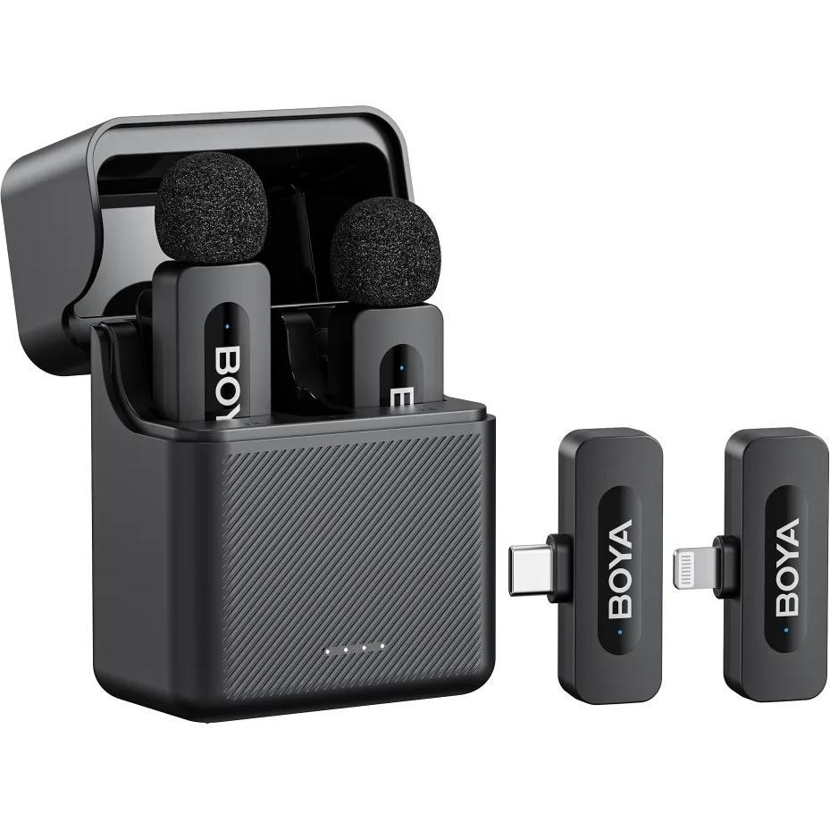Boya BY-V3 Microfono combo senza fili a 2,4 GHz, Microfono