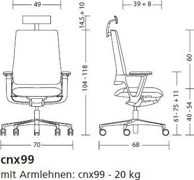 Image du produit Klöber Chaise De Bureau Connex2