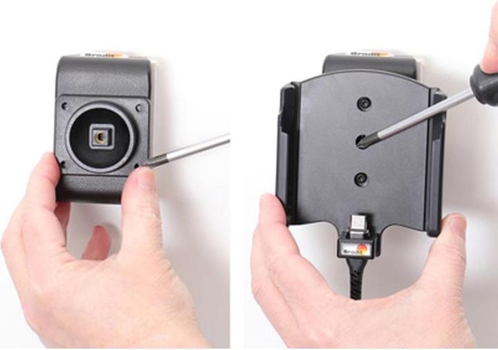 Produktbild Brodit Halter aktiv Samsung Galaxy Xcover Pro mit USB-Kabel