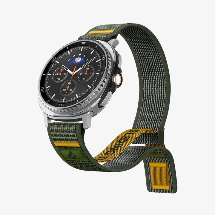 Produktbild Spigen - Athlex Air - Samsung Galaxy Watch8 40mm - Active Green (40 mm, 44 mm, 46 mm, Fabric, TPU)