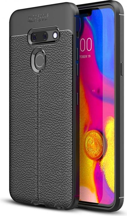 Actual product image Screenguard LG G8 ThinQ Sleeve Leather Design TPU Cover (G8 ThinQ)