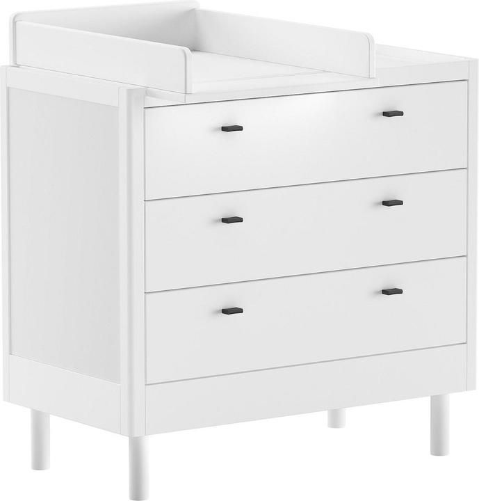 Image du produit Vipack Babyzimmer Forrest Buche 3-teilig Set (Lit de bébé, Unité de changement)