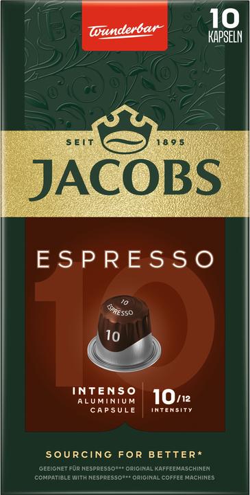 Actual product image Jacobs Espresso 10 Intenso (10 x Port.)