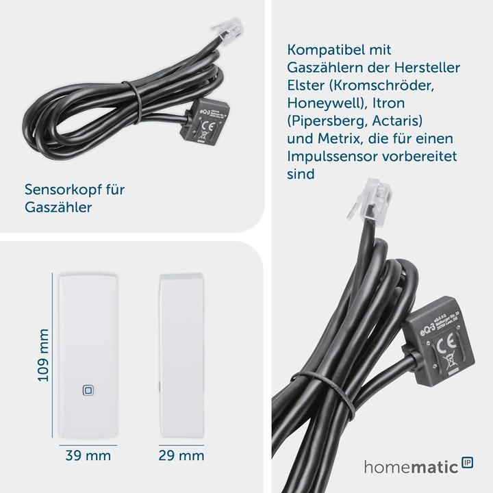 Actual product image Homematic IP Interface for gas meter HmIP-ESI-GAS