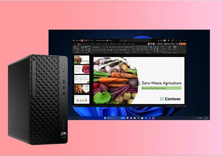 Image du produit HP ProDesk 4 Tower G1i Desktop AI PC (1000 Go, 16 Go, Intel Core Ultra 7 265)