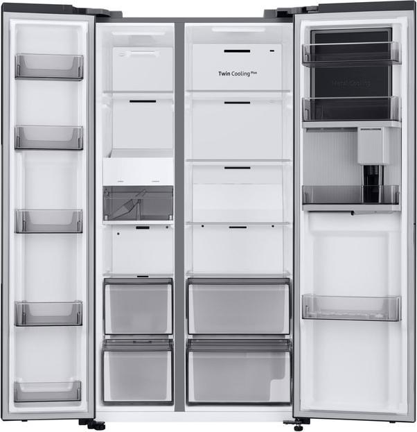 Produktbild Samsung RH6ACG892DB1EG (edelstahl (dunkel), Food Showcase T?r, AI Energy Mode, Smart Conversion, Festwassera (645 l)