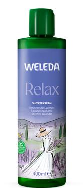 Actual product image Weleda Relax Shower Cream Lavender - A Soothing Shower Experience (400 ml)