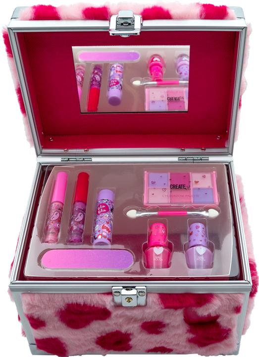 Create It! - Love Filled Makeup Case Fluffy Hearts (84600)